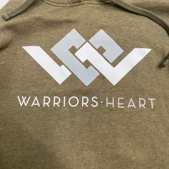 Warriors heart green hoodie size small Next Level Apparel - Picture 4 of 7
